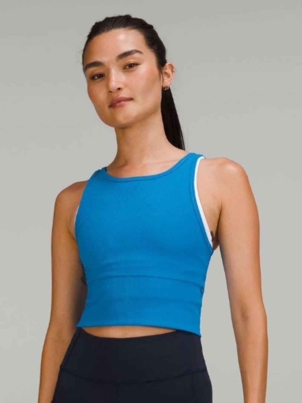 NWT Lululemon Power Pivot Ribbed Tank Top Poolside Retail: $58 Size 4